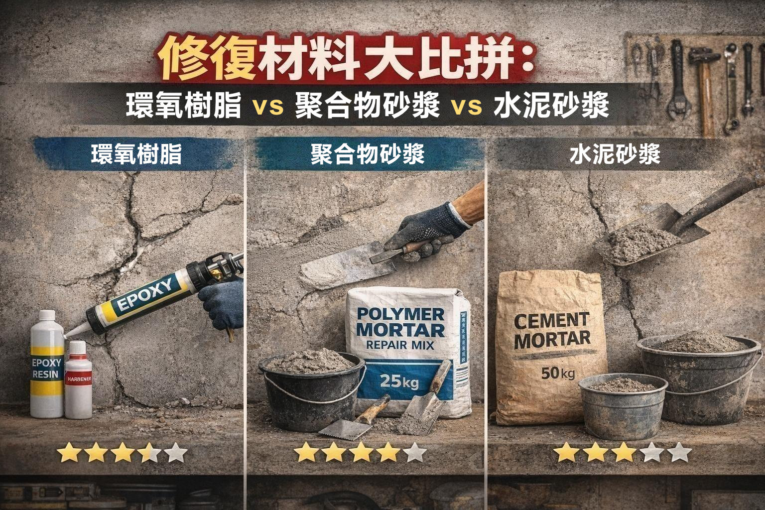 材料大比拼