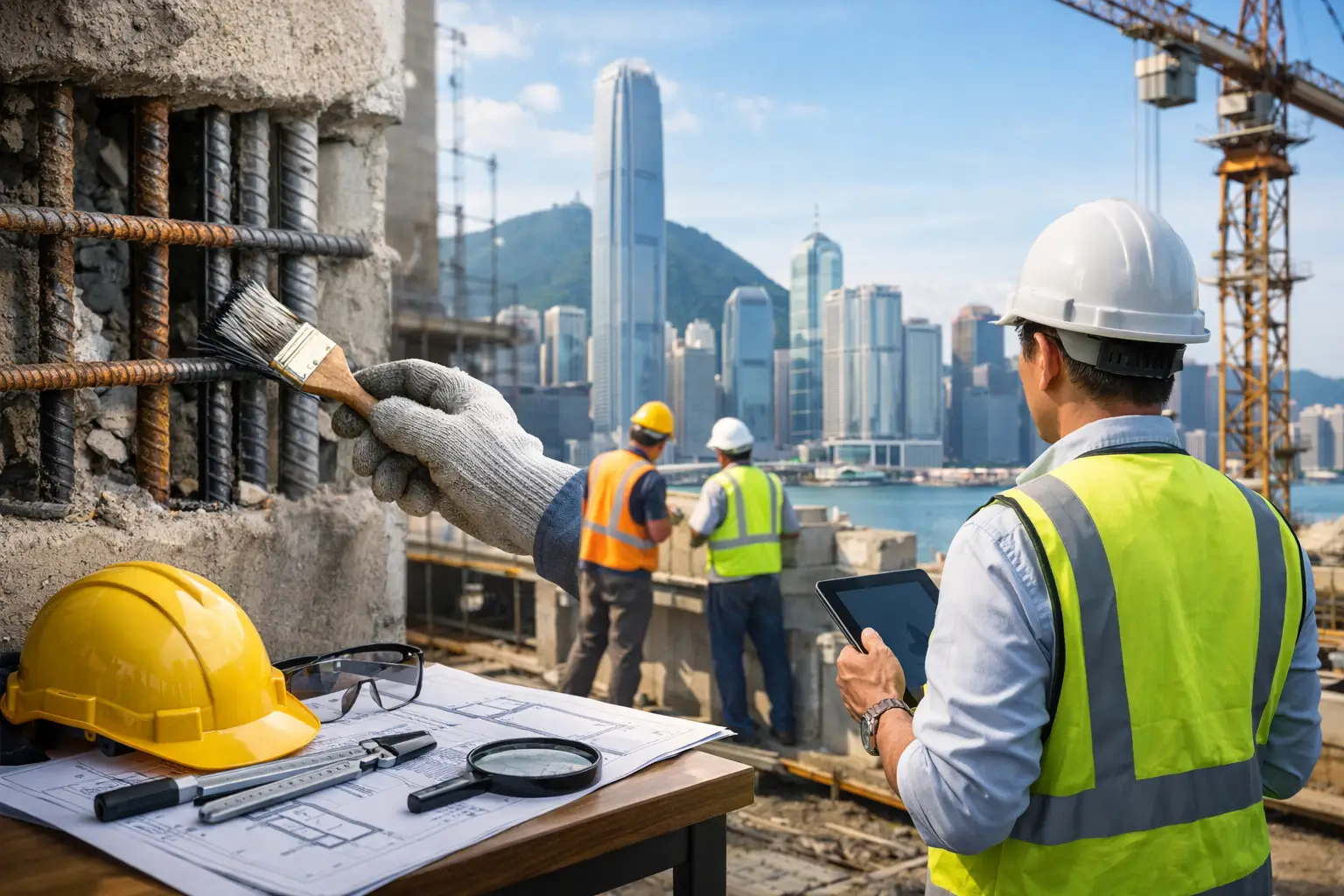 🏗️ 鋼筋防腐處理如何選擇？香港混凝土構件由勘察、修補到驗收的實務判斷指南 📋