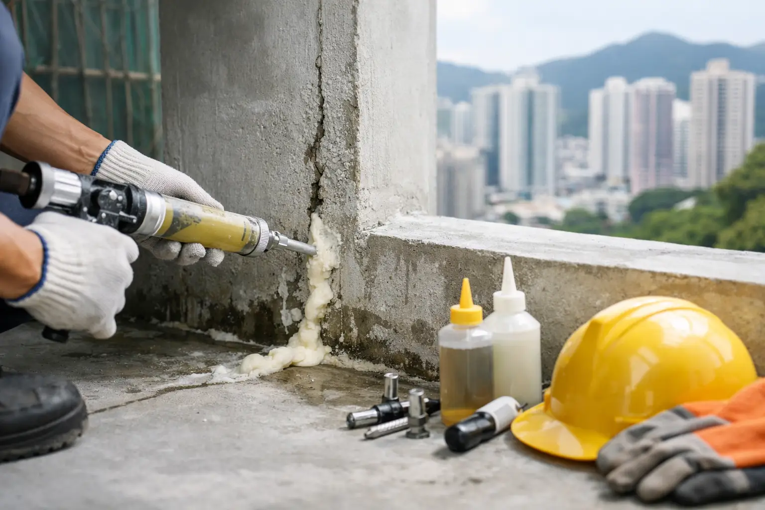 聚氨酯注漿處理牆身及地台滲漏的施工判斷、材料選擇與驗收控制重點 🧰